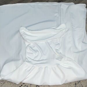 Elegant Off-Shoulder White Dress